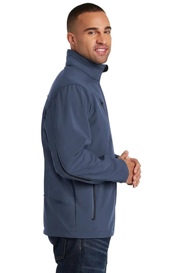 Port Authority J324 Welded Soft Shell Jacket 4XL Dress Blue Navy