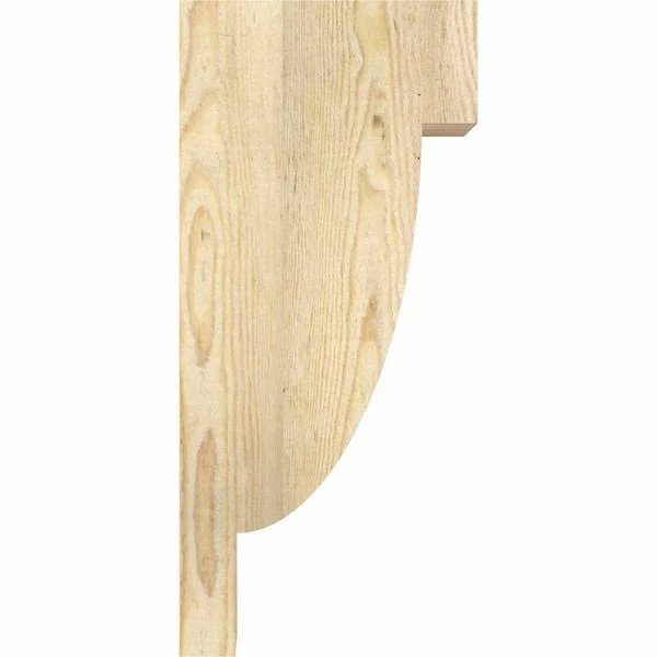 6x22W x 10x22D x 22x22H Alpine Rough Sawn Corbel, Douglas Fir