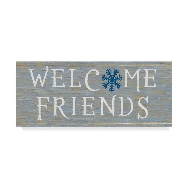 Trademark Fine Art 'Christmas Affinity II Grey' Canvas Art by James Wiens, Size: 20 x 47