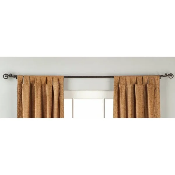 Taupe Tab Top Velvet Curtain, Drape, Panel - Piece