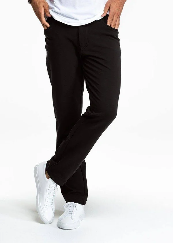 Swet Tailor All-In Pants - Black (Size 40), Most Comfortable Men's Stretch Pants