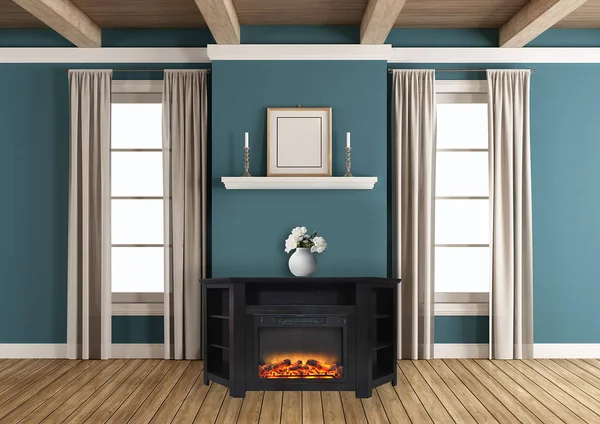 Cambridge CAM5630-1COFLG2 Stratford 56 in. Electric Corner Fireplace in Black Coffee with Enhanced Fireplace Display