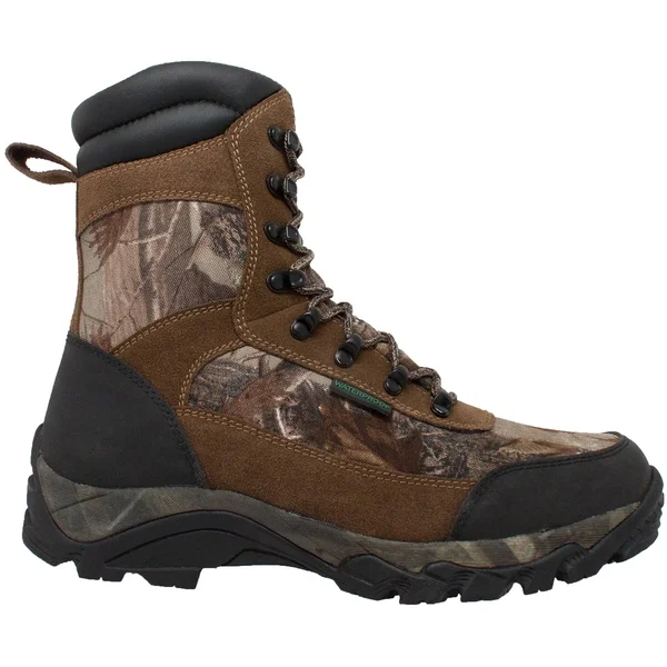 AdTec Men's 10x22 Waterproof Real Tree 400g Camo Brown