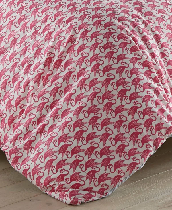 Poppy & Fritz Flamingo Full/Queen Duvet Cover Set - Pink