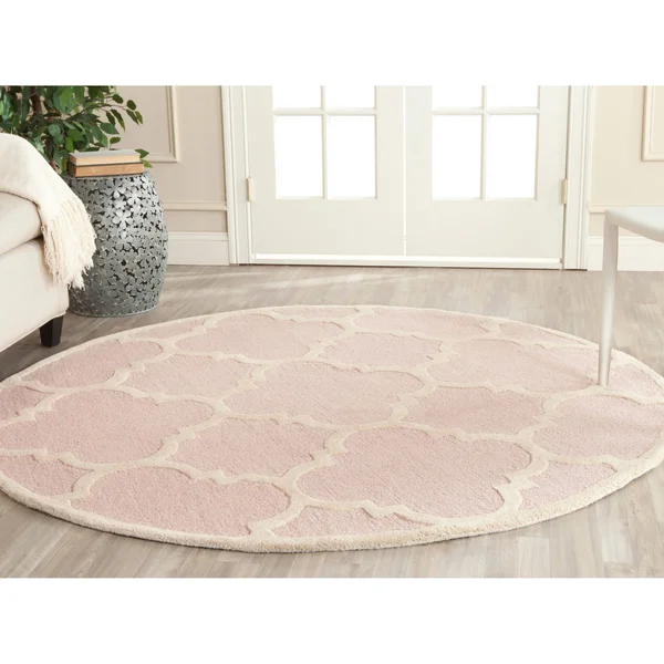Safavieh Cambridge Navy & Ivory 4& x 4& Round Rug