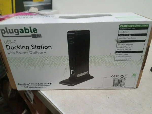 Plugable USB-C Docking Station with Power Delivery, Charging