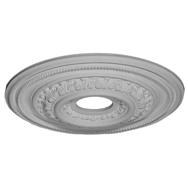 17 5/8x22OD x 3 5/8x22ID x 1 7/8x22P Orleans Ceiling Medallion (Fits Canopies Up to 4 5/8x22) - Hand-Painted Gold