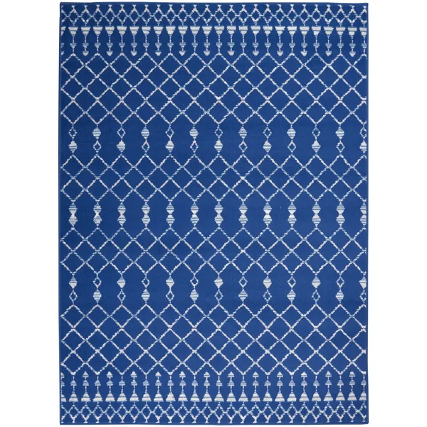 Nourison Whimsicle WHS02 Area Rug, Navy, 5& x Round