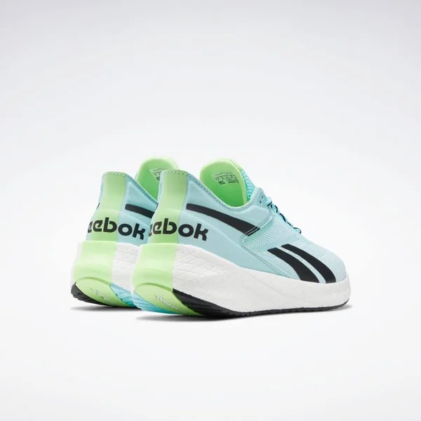 Reebok Floatride Energy Symmetros Women's Running Shoes Sneakers 9.5 Digital Glow - Chalk Blue, Neon Mint