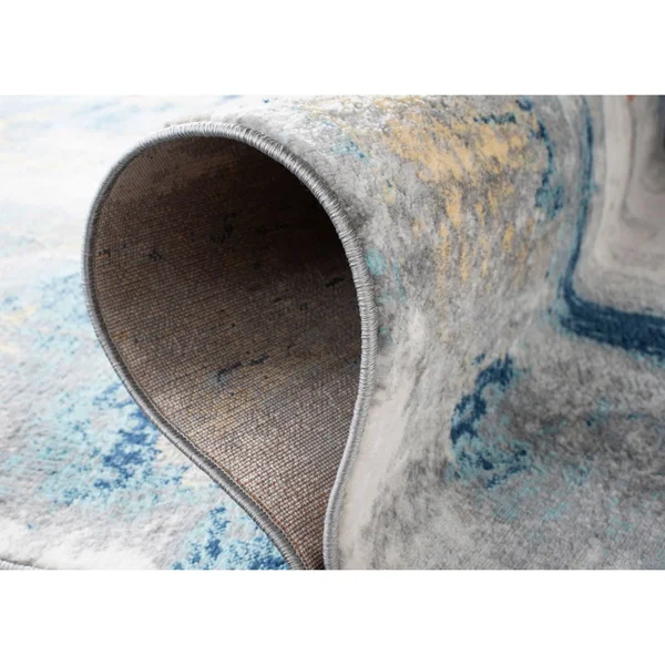 Safavieh Jasper Maleah Modern Abstract Rug (2& x 12& Runner - Grey/Gold)
