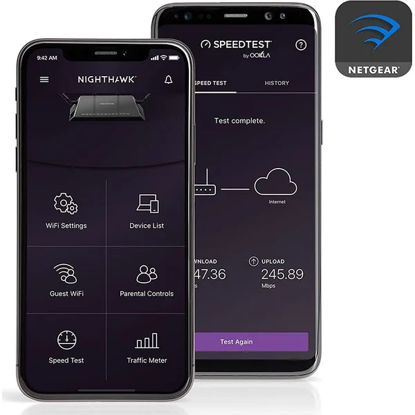 Netgear R6120 Dual-Band (2.4 GHz, 5 GHz) Fast Ethernet Black Wireless Router