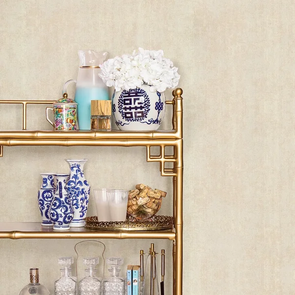 2782-20739 Inga Cream Texture by Brewster Wallpaper