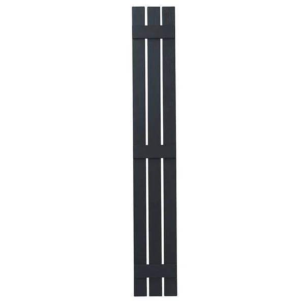 3 Open Board and Batten Shutter Ply Gem Size: 75x22 H x 12x22 W, Color: Dark Spruce