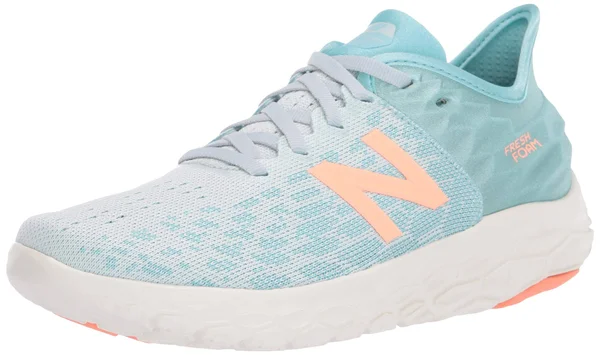 New Balance Women's Fresh Foam Beacon V2 Running Shoe, Size: 9, Camden Fog/Newport Blue