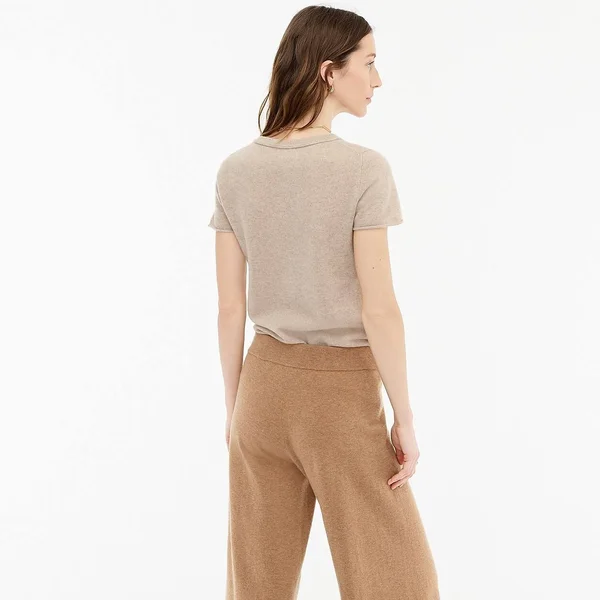 J.Crew Womens Short-Sleeve Cashmere T-Shirt (Size XX-Small)