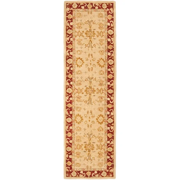 Safavieh Anatolia Ivory & Red Area Rug; 3& x 5&
