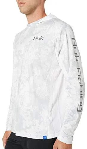 Huk Men's Icon x Camo Hoodie - Large - Erie