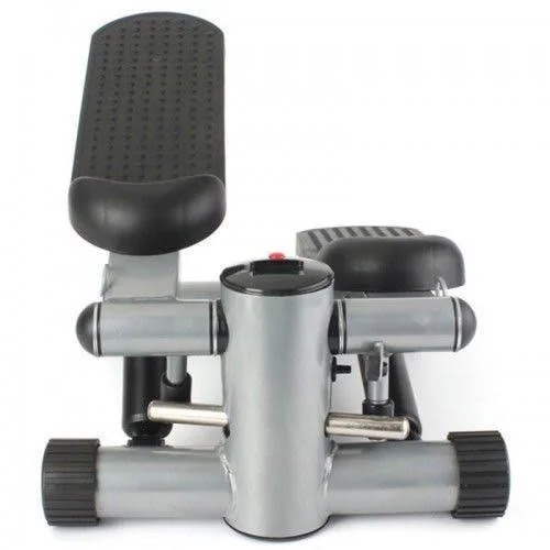 Gold&s Gym Mini Stepper with Monitor - Gray