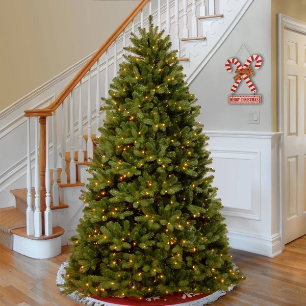 7’ Newberry Spruce Artificial Christmas Tree – Clear Lights