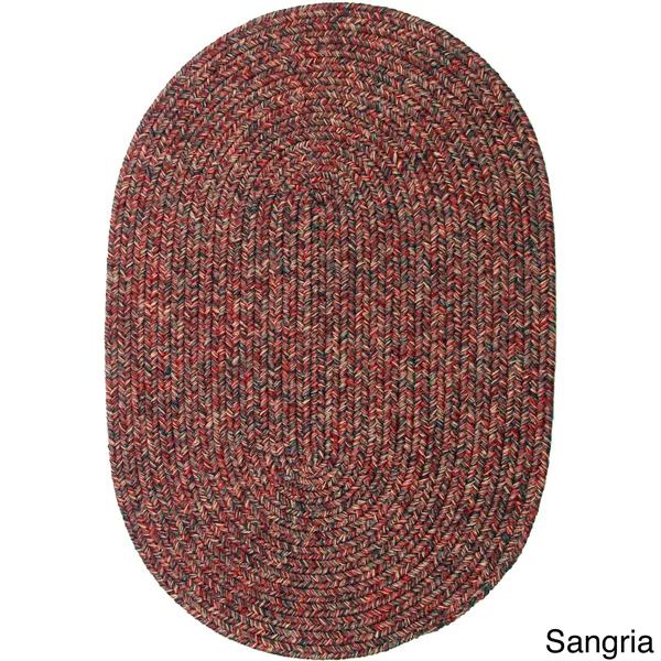 Rhody Rug Sandi Indoor/Outdoor Braided Rug - Bayleaf 3& x 5& Oval