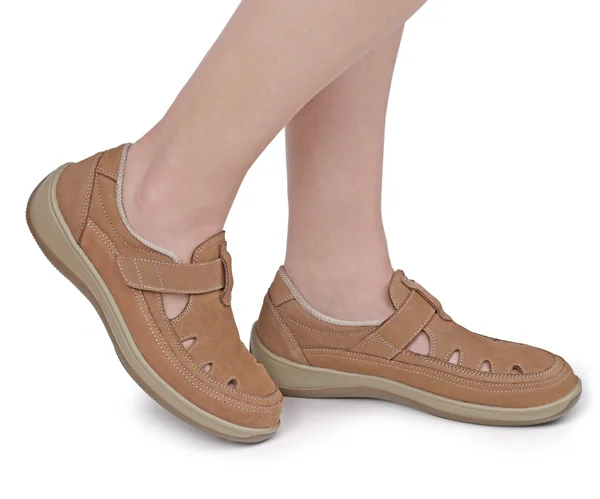 OrthoFeet Women's Serene Diabetic Shoes - Tan - 896