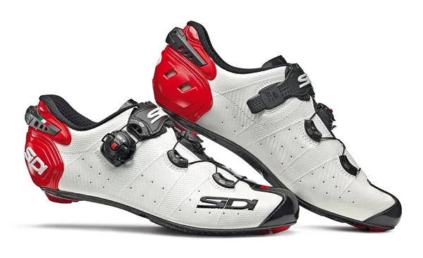 Sidi Wire 2 Carbon Cycling Shoe - White/Black/Red - 44.5