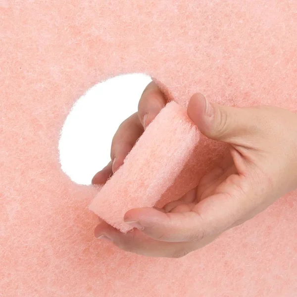 3M 3600 Eraser 27x22 Pink Burnishing Floor Pad - 5/Case