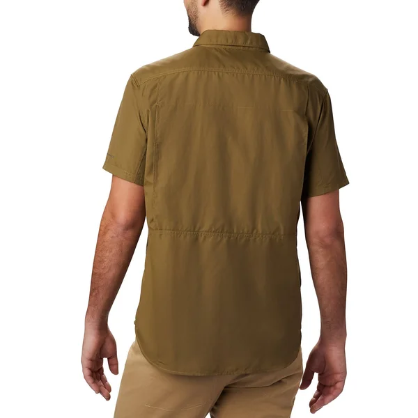 Columbia Men's Silver Ridge 2.0 Short Sleeve Shirt - Olive Brown, Large