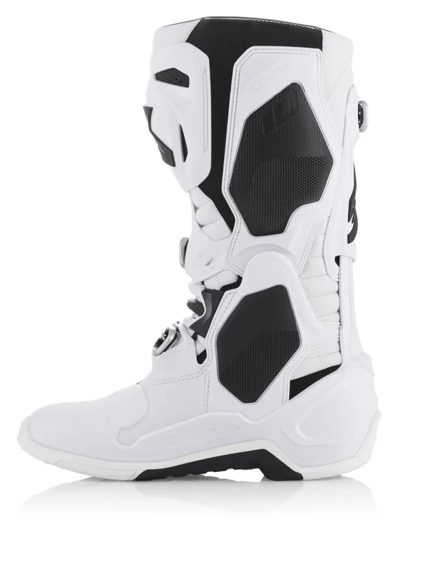Alpinestars Tech 10 Cool Grey Orange Fluo Boots - Size: 9