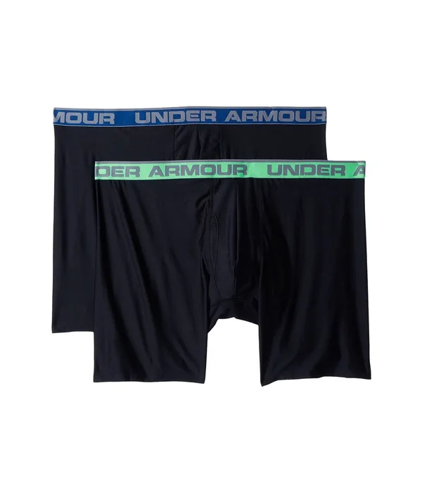 Under Armour OSeries 9in Boxerjock 2pk Black, Black 4XL