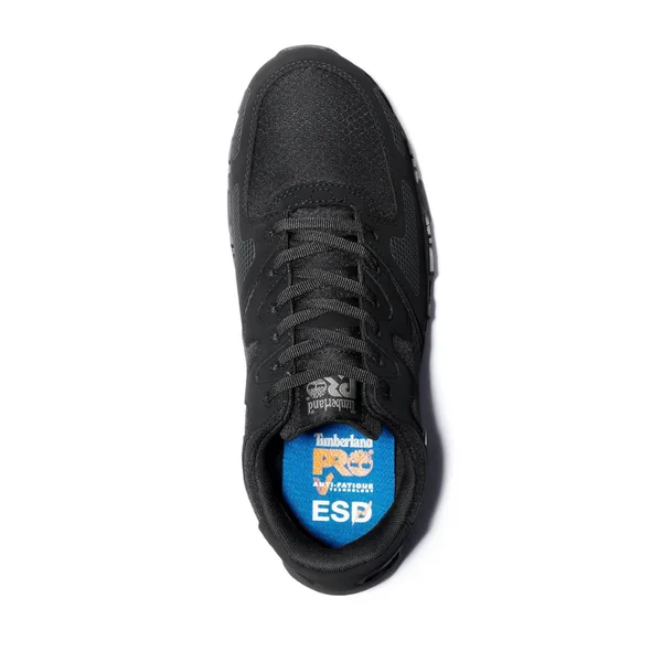 Timberland Pro Men's Powertrain ESD Alloy Toe Safety Shoes, Black