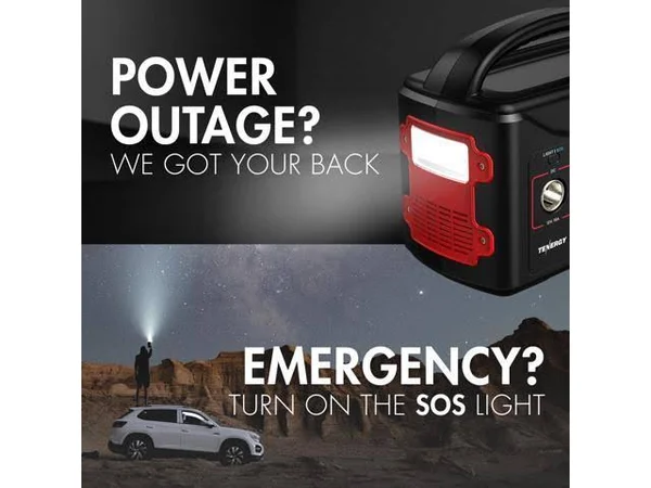 Tenergy T320 Portable Power Station 300Wh Backup Lithium Battery