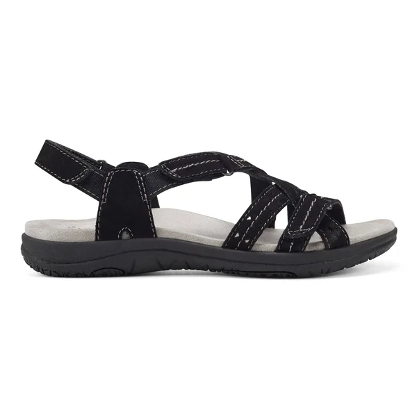 Earth Origins Savoy Sammie Women's Sandal - Black Size 6.5