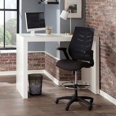 Shirey Ergonomic Mesh Task Chair Symple Stuff Upholstery Color: Black