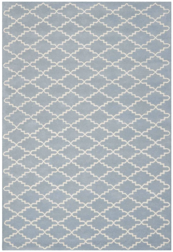 Safavieh 6& x 9& Chatham CHT721B Blue - Ivory Rug