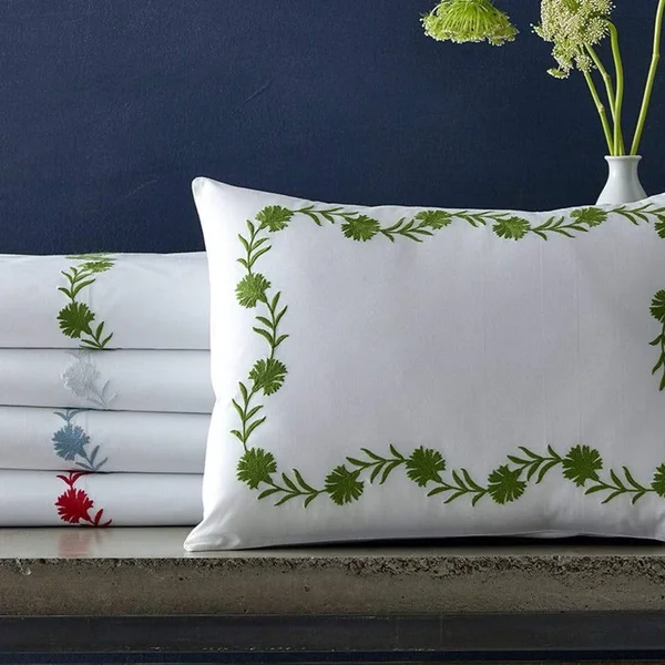 Matouk Ceylon Fitted Sheet, Full - White