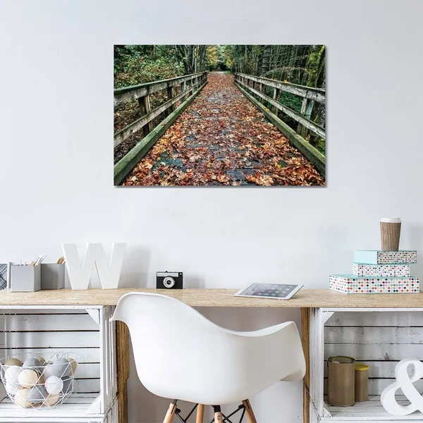 Galloping Goose Canvas Artwork Print by Tim Oldford ( Seasons > Autumn art)