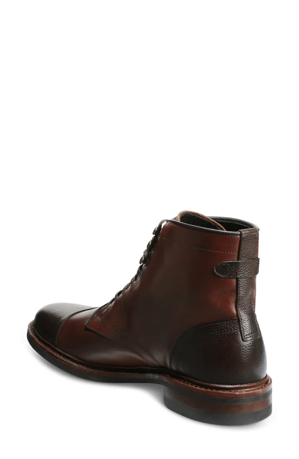 Men's Allen Edmonds Landon Lace-Up Cap Toe Boot, Size 8.5 D - Brown