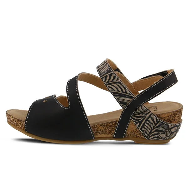 L&Artiste by Spring Step Women's Quilana Strappy Sandal, Size: 42, Light Beige
