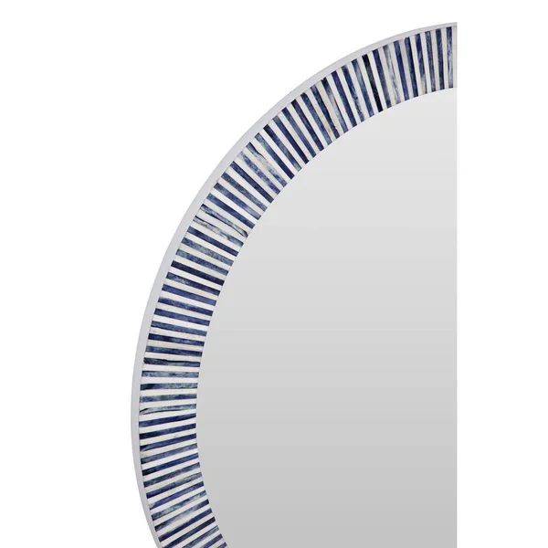 Bassett Mirror Radial Bone Wall Mirror