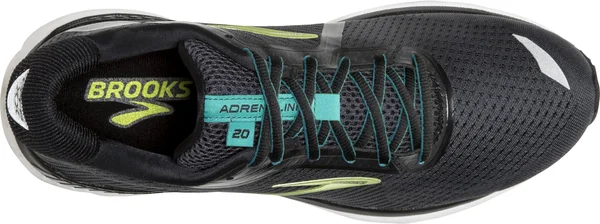 Brooks Adrenaline GTS 20 12, Black/Lime/Blue Grass (Men's)