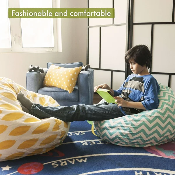 Majestic Home Goods Links Classic Bean Bag Small Teal
