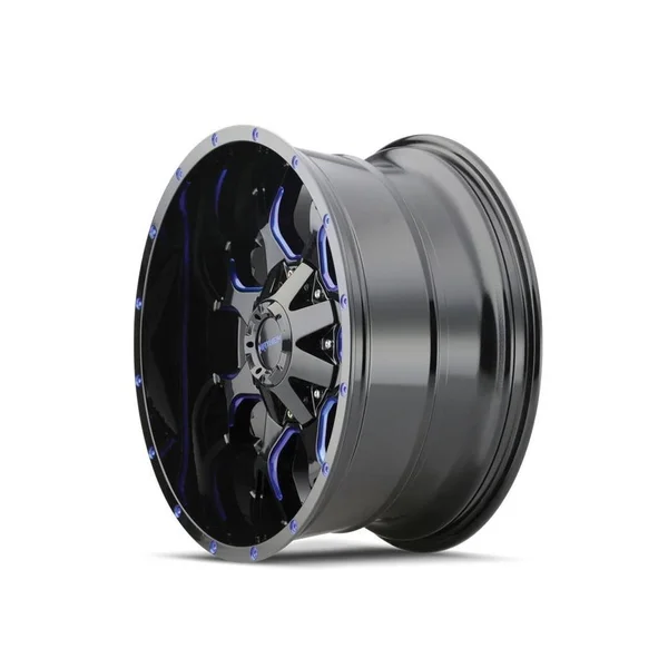 Mayhem Warrior (8015) Blk W/Prism Blue 20x, Black