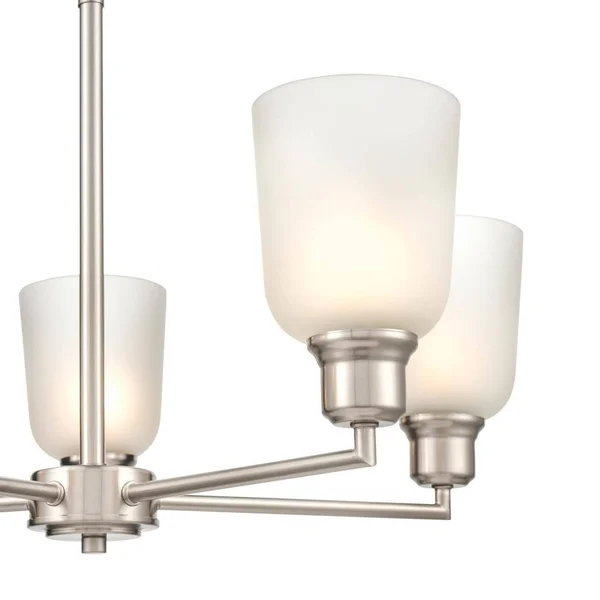 Millennium Lighting 2815-BN Amberle - 5 Light Chandelier Brushed