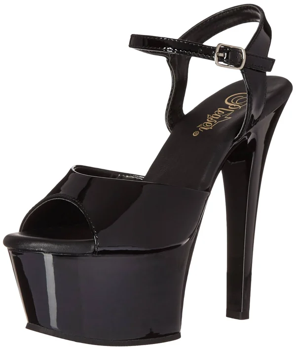Pleaser - ASPIRE-609 5, Black Patent/Black