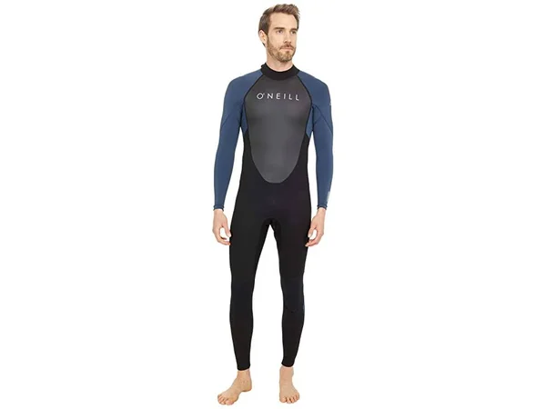 O&Neill Reactor 3/2mm Back Zip Full Wetsuit - Men's Medium - Black/Slate