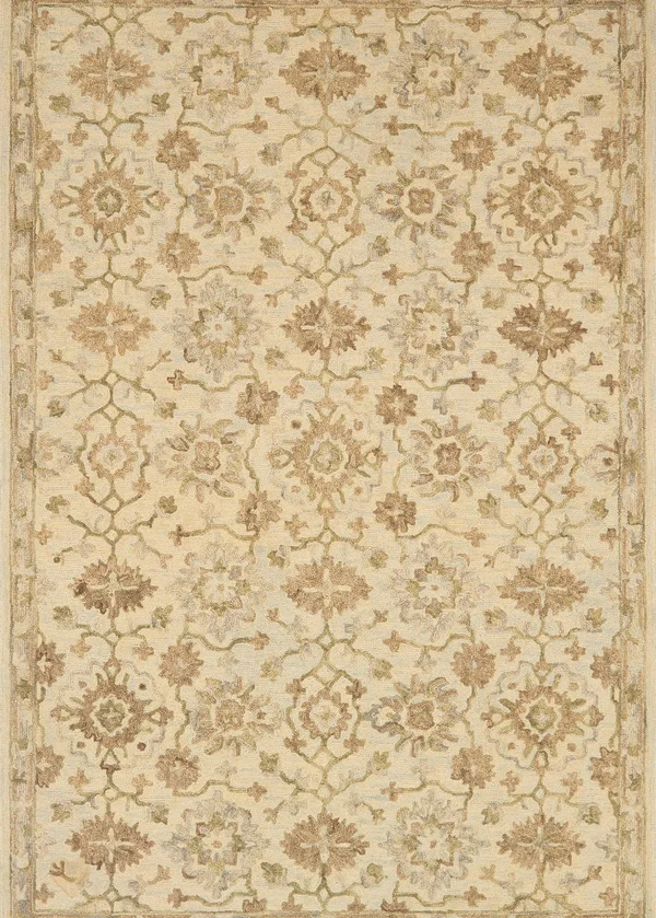 Hawthorne HV-01 3&6x22 x 5&6x22 Beige Area Rug