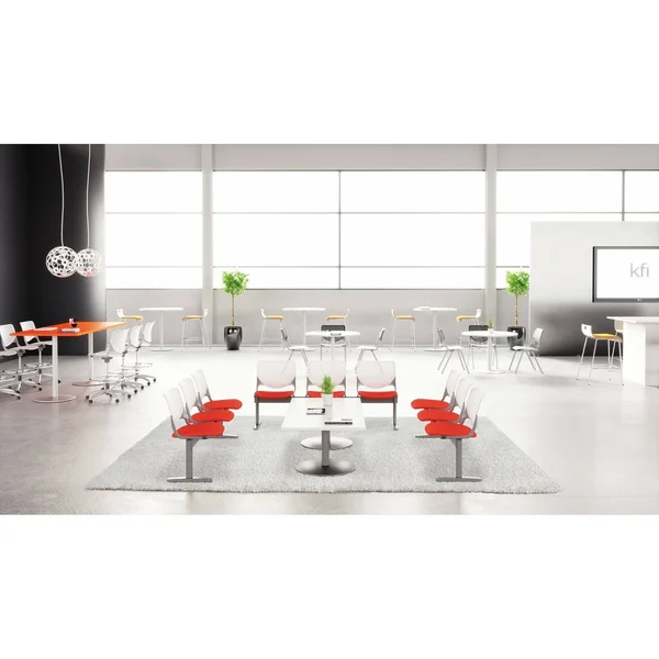 KFI Seating Kool 2 Seat Beam Seating, Yellow