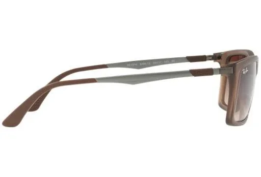 Ray-Ban RB4214 629813 Brown Rectangular Sunglasses