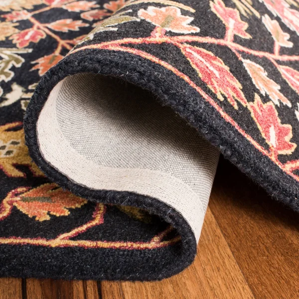 Safavieh Aspen Rug Collection APN522Z - Black - Red - 5& x 8&